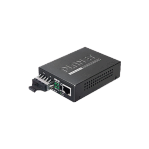 10/100/1000Base-T to 1000 Base-SX/LX Gigabit Media Converter, up to 6.21 miles (20 km), Connectors SC, Single Mode