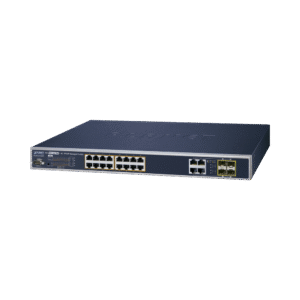 16-Port 10/100/1000Mbps 802.3at PoE + 4 Port Gigabit TP/SFP Combo Managed Switch
