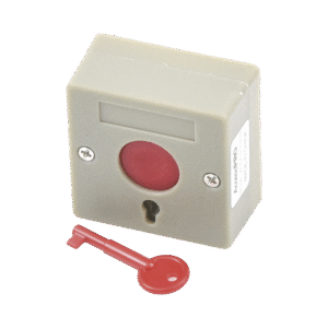 Fireproof Panic Button / Reset with Key / Compact Design for Easy Installation