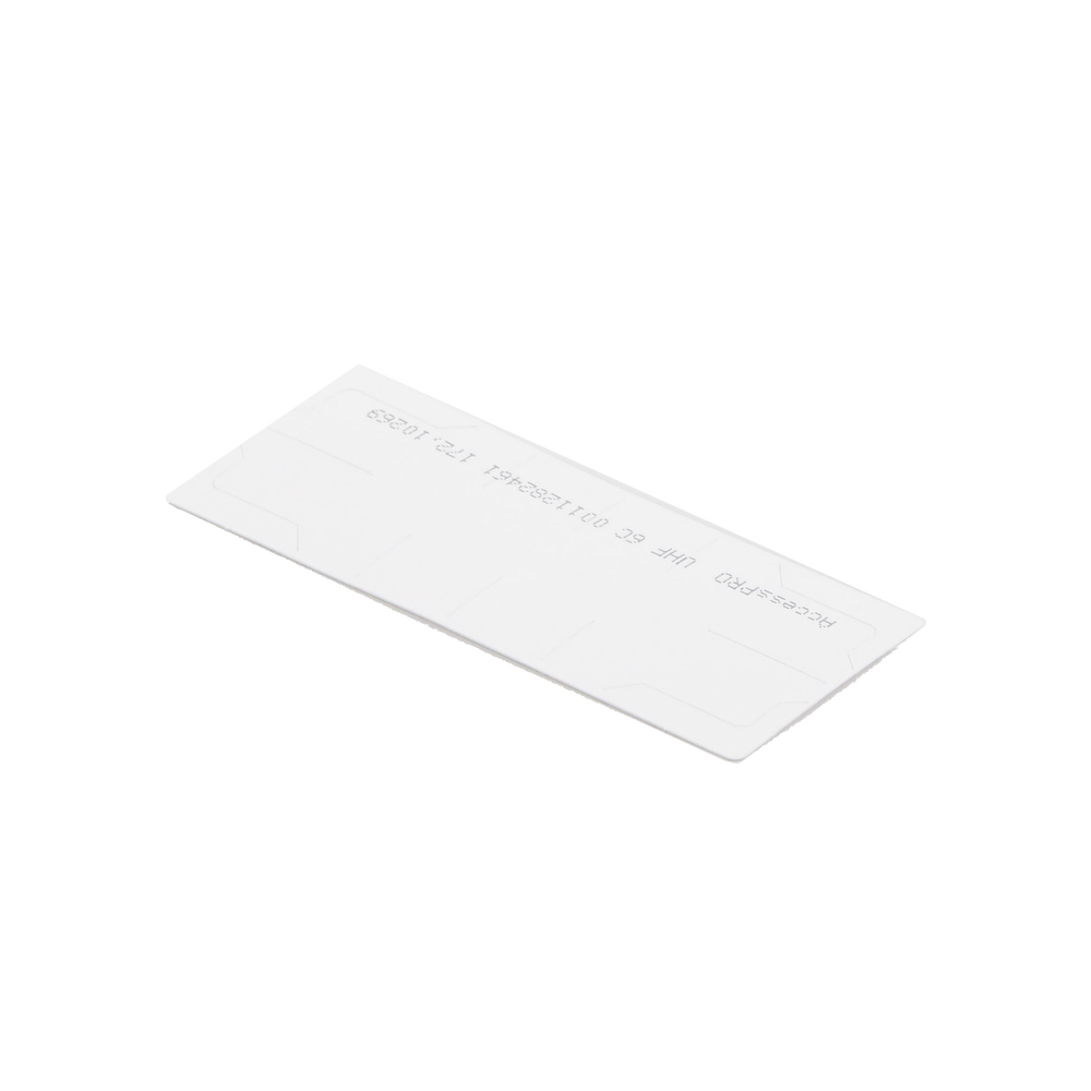 UHF Windshield Inlay Label TAG / EPC GEN 2 / Adheres to Car Windshield / Compatible with Long Range Readers PRO12RF and PRO6RF