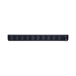 PDU for Basic Energy Distribution with 10 Outlets NEMA 5-15R Rear,  1 Rack Units