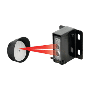 Retro-Reflective Photoelectric Beam Sensor, Range 45 ft (14 m)