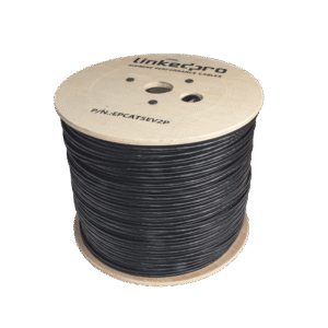 1000ft CCA Cat5e with 2 Power Cables for video surveillance and IP Cameras, Outdoor Installation