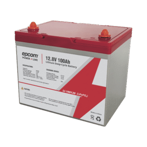 12 Vdc 100 Ah Deep Cycle Lithium battery (LiFePO4)