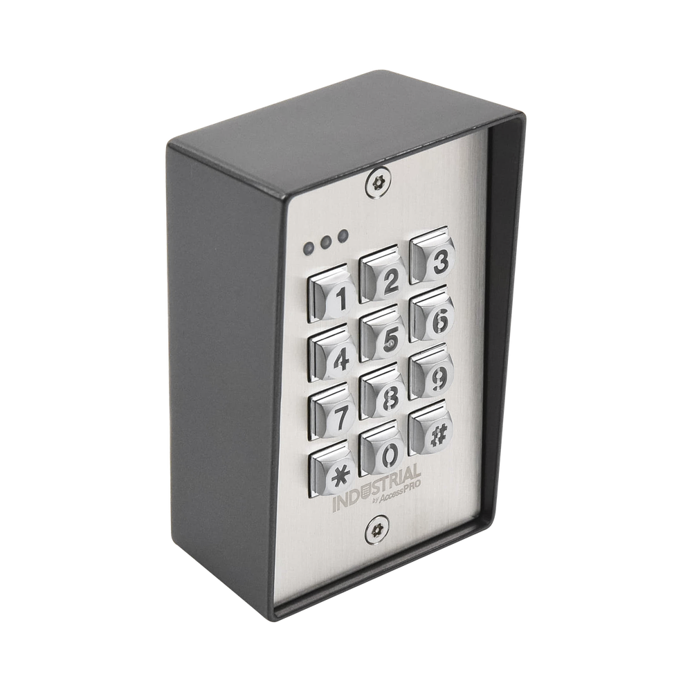 Keypad Outdoor/Indoor Vandal proof, 3 Relays, Wiegand Output, 1200 Users