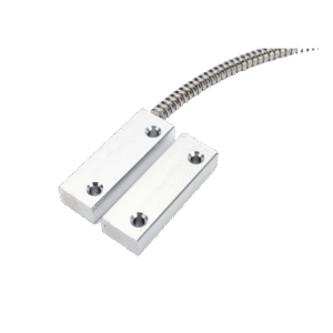 Door and Window Heavy Duty Metal Magnetic Contact Switch, 42mm Gap, Supplied with 22 AWG 18" Shielded Leads, UL and CE Certifications