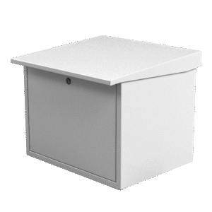 Battery Storage Cabinet (for two PL110D12 Batteries), Galvanized Sheet