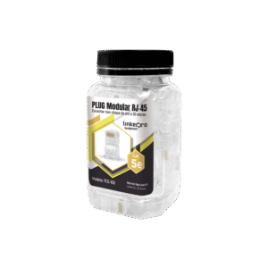 100 Pieces Bottle with Modular Plug RJ45 Cat5e Unshielded, 30 Micron Gold Plated for Extreme Durability