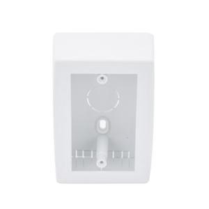 Caja de Registro Universal, color blanco de PVC auto extinguible (7902-02001)