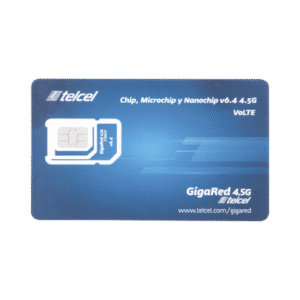 SIM SYSCOM 10 GB mensual para dispositivos móviles 3G/4G (Telcel) 1 año de servicio (solo datos)