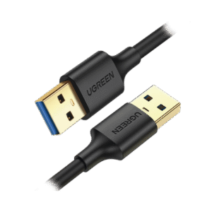 Cable USB-A 3.0 a  USB-A 3.0 / 2 Metros / Macho a Macho / Conector Niquelado / Núcleo de Cobre Estañado / Blindaje Múltiple / Velocidad 5Gbps / No Requiere Controlador / Compatible con USB2.0 Y USB 1.1