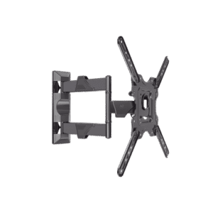 Montaje de Pared Articulado para Monitor de 32-55" / Soporta hasta 27.2 Kg / Vesa 400 x 400 / 100 x 100 / Acero / Separación a Pared de 5 cm a 40 cm