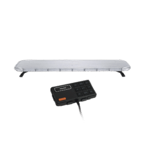 Barra de luces LED de 46" Rojo/Azul , De 132 LEDs, Controlador Incluido, Ideal para Equipar Unidades de Seguridad Publica