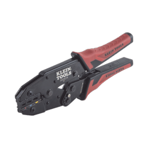 Pinza Ponchadora para Terminales con Aislamiento en Cable de Cobre Sólido y Trenzado de 10-22 AWG.