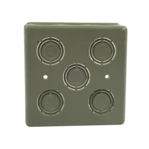Caja Cuadrada  de 1/2" - 3/4" para PVC Conduti Pesado.