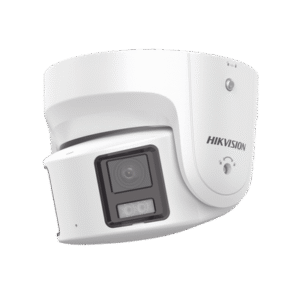 [ PROTECCIÓN ACTIVA ] Turret IP Panorámica 8 Megapixel / 180° / Imagen a Color 24/7 / PoE / WDR 130° / IP67 / ACUSENSE / Protección Activa (Luz Estroboscópica y Alarma Audible) / MicroSD