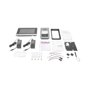 Kit de Videoportero IP PoE Estandar con llamada a App de Smartphone (Hik-Connect) / Apertura con Tarjeta MIFARE / Frente de calle IK08 & IP65 / Soporta 2 puertas