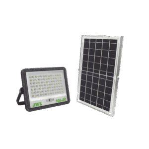 Reflector con Panel Solar 100 W /  Batería 3.2  V CD / T.C.C. 6 500 K / IP66.