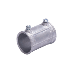Cople 3/4" (19mm) Pared Delgada Con Tornillo (Tipo Americano) Galvanizado, Etiqueta Verde.
