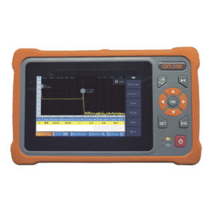 OTDR Monomodo para Pruebas en Enlaces de Fibra Óptica, longitudes de onda 1310 y 1550 nm, entrada SC/APC