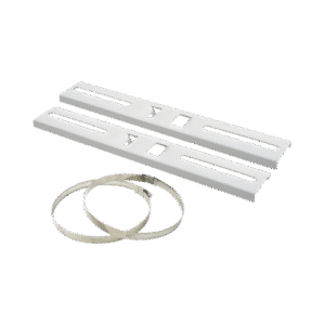 Montaje de Metal para Poste Universal para Gabinetes de Ancho Hasta 30 cm.