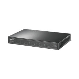 Switch de escritorio PoE+, no Administrable 8 puertos 10/100/1000 Mbps + 1 puertos 10/100/1000 Mbps (Uplink) + 1 puerto SFP, 63W