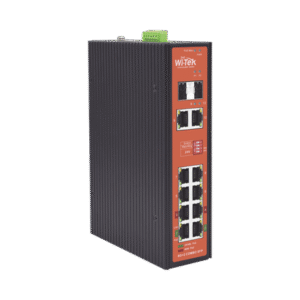 Switch PoE Industrial No administrable / Puertos 1-2 PoE 802.3 af/at y PoE 24 Vcc Pasivo 30W / Puertos 3-4 PoE 802.3 af/at/bt Hasta 60W / Puertos 5-8 PoE 802.3 af/at Hasta 30W / Los 8 puertos son Gigabit + 2 SFP combo / Presupuesto 300W
