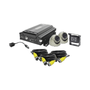 KIT DVR PARA VEHICULO /  INCLUYE /  CÁMARAS PARA INTERIOR /  CÁMARA PARA EXTERIOR, / 2MP AHD /  CABLES EXTENSORES / ADAPTADOR LAN.