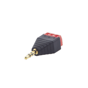 Conector de audio de 3.5mm macho a terminal de tornillo de 3 pines