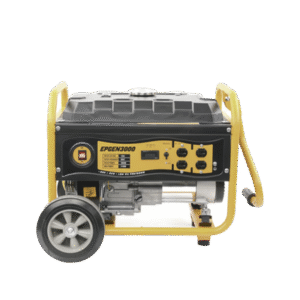 Generador a Gasolina / Planta de Emergencia 3kW (7HP), 110Vca, Encendido de Jalón, Jaula con Ruedas para Fácil Traslado
