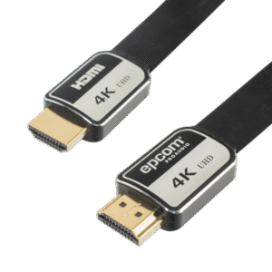 Cable HDMI de 10m | Alta Definición | Version 2.0 | Alta velocidad 18Gbps | 4K@60Hz | Conectores Chapados en Oro | Tipo Plano