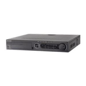 DVR 32 Canales TurboHD + 32 Canales IP / 8 Megapixel (4K) / 4 Bahías de Disco Duro / Audio por coaxitron / RAID 0,1,5,6,10 / POS / Acusense / 16 Entradas de Alarma