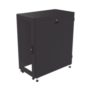 Gabinete Profesional para Telecomunicaciones de 24UR, 600 mm de Ancho x 1000 mm de Profundidad, Se envía el Gabinete Armado.