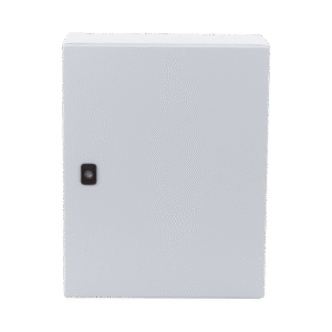 Gabinete de Uso Exterior NEMA 4/12; IP66; IK10, 500 x 400 x 260 mm, De Acero, Color Gris Claro