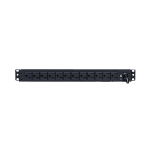 PDU Básico Para Distribución de Energía, Con 12 Tomas NEMA 5-15R Traseras, 1UR, 15 Amp, 120 Vca
