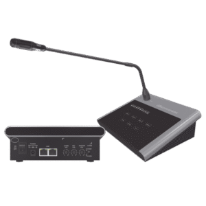 Microfono Remoto de 4 Zonas Para Sistema de Voceo | Compatible Con Amplificadores SF4240UC y SF2240UC