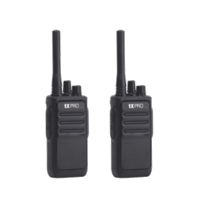 Par de radios analógicos, listos para utilizarse, operan en UHF 400-470 MHz de 2 watts de potencia. ¡PRECONFIGURADOS!