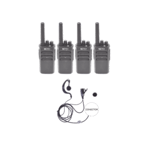 Kit de 4 radios TX600 con 4 TXEHK