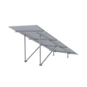 Montaje para Panel Solar 2X2, Riel 5 de 2700mm para Módulos con Espesor de 30-35mm, Vel. de Viento Máx. 136km/h
