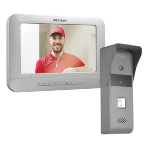 Kit de Videoportero Analógico con Pantalla LCD a Color de 7" / Frente de Calle para Exterior IP65 / Salida de Relevador